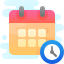 Icon of a Calendar Schedule 